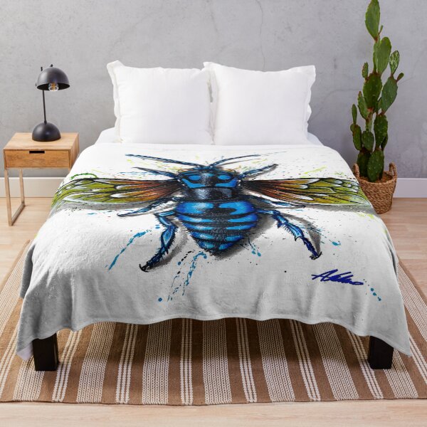 Item preview, Cuckoo Bee Blue designed and sold by abelschiroart.