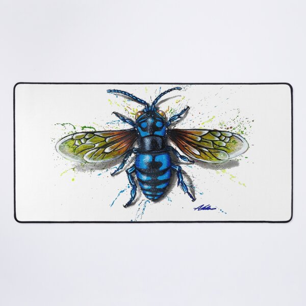 Item preview, Cuckoo Bee Blue designed and sold by abelschiroart.