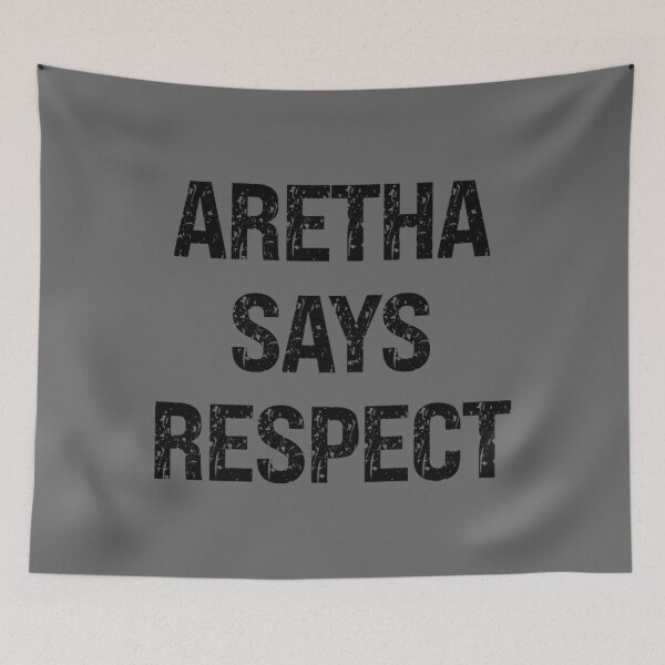 Aperçu de l'œuvre Aretha Says Respect Classic créée et vendue par EnricoaCoppola.
