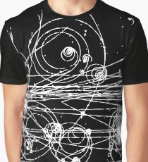 Particle tracks (dark) Graphic T-Shirt