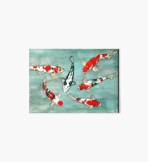 Le ballet des carpes koi Galeriedruck