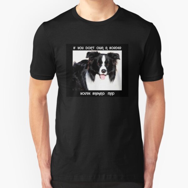 Border Collie Slim Fit T-Shirt