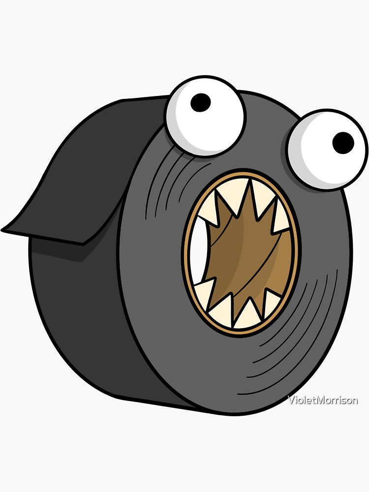 "Angry Gaff Tape" Sticker for Sale by VioletMorrison Redbubble