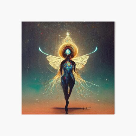 Footsteps in the Stars Art Board Print