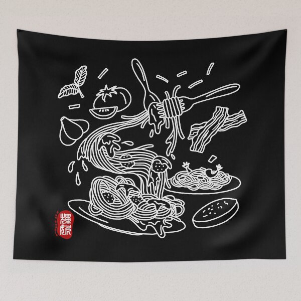 Item preview, Spaghetti (white) designed and sold by FanDoodle.