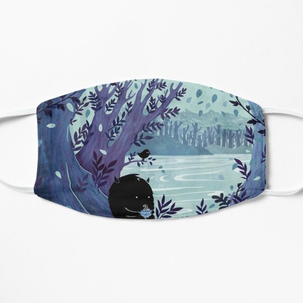 pemandangan Flat Mask