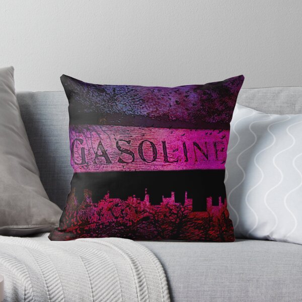 GASOLINE Throw Pillow