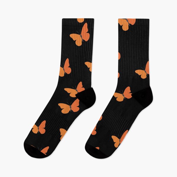 Aperçu de l'œuvre Flying Orange Butterfly Pattern créée et vendue par zgligani.