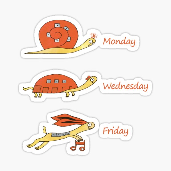 Waiting For The Weekend! Sticker