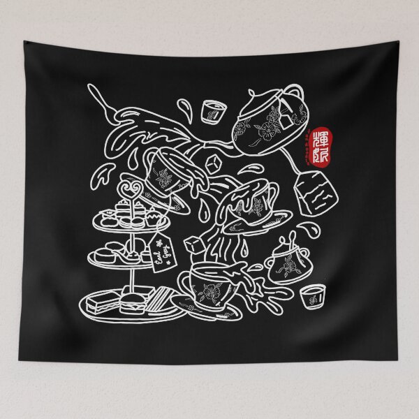 Item preview, High Tea (white) designed and sold by FanDoodle.