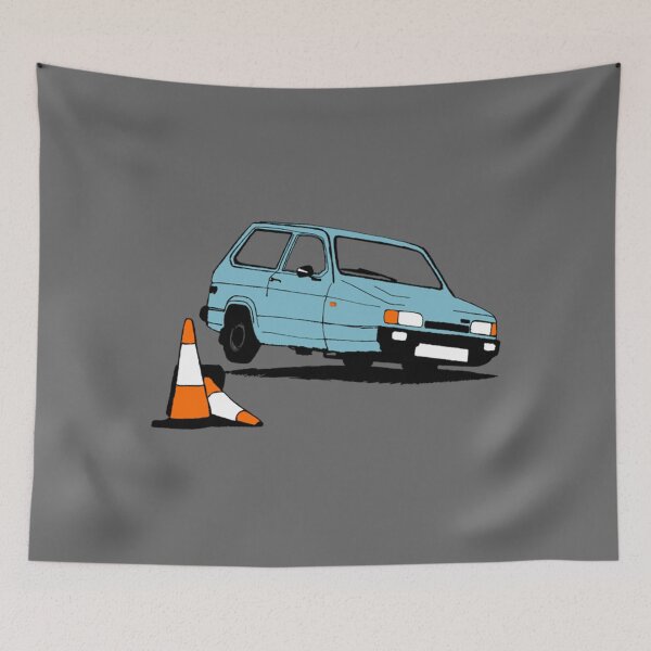Item preview, Alaska blue Reliant Robin designed and sold by LauraAnnSlough.