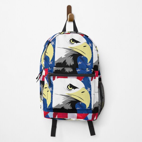 Item preview, Proud American Blad Eagle with the Stars and Stripes designed and sold by AmericaFreedom.
