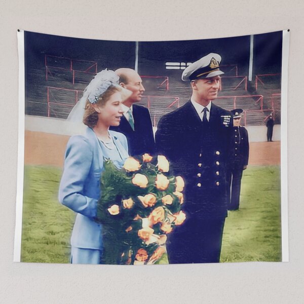 Item preview, Royal couple in Govan on the pitch designed and sold by AndythephotoDr.
