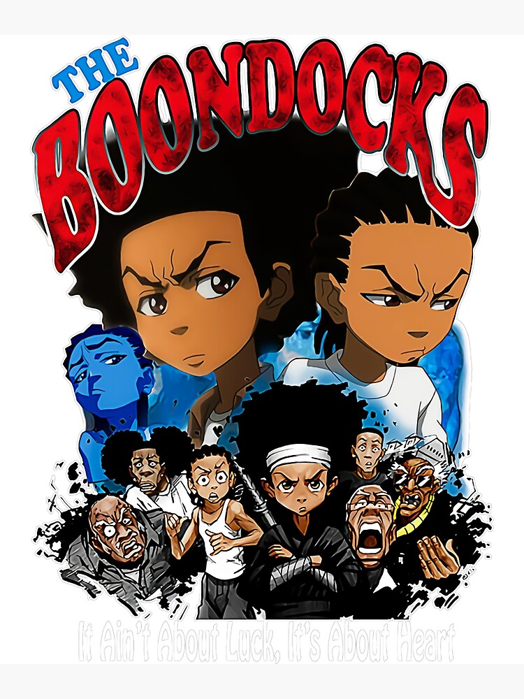 Discover The Boondocks cartoon Premium Matte Vertical Poster