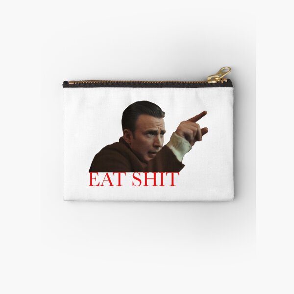Item preview, Knives Out “Eat Shit” quote Ransom Drysdale  Essential designed and sold by JackaMorelli.