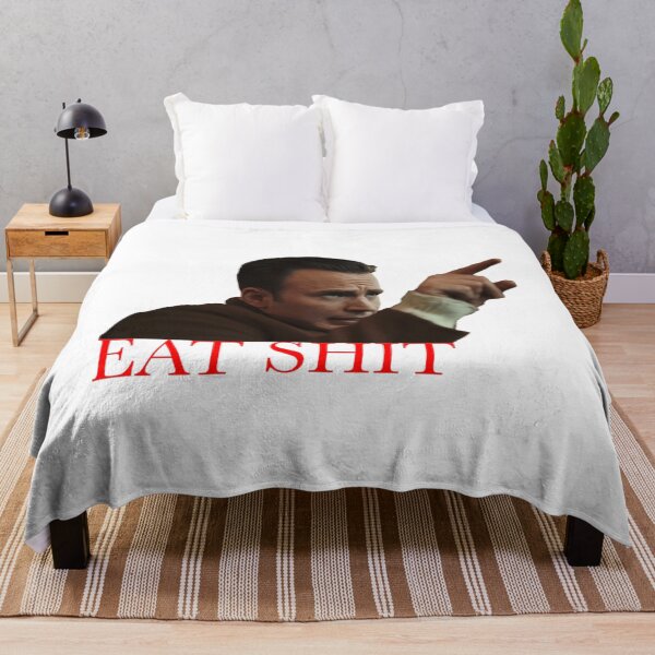 Item preview, Knives Out “Eat Shit” quote Ransom Drysdale Essential designed and sold by JackaMorelli.