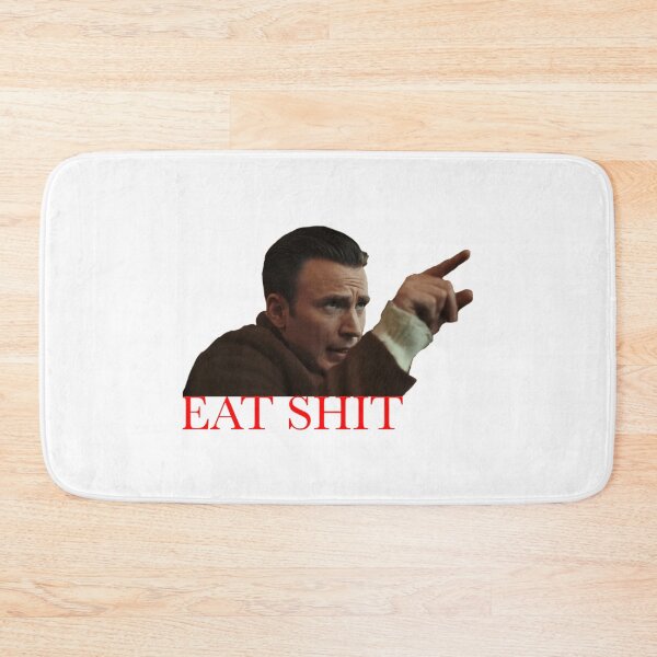 Item preview, Knives Out “Eat Shit” quote Ransom Drysdale  Essential designed and sold by JackaMorelli.