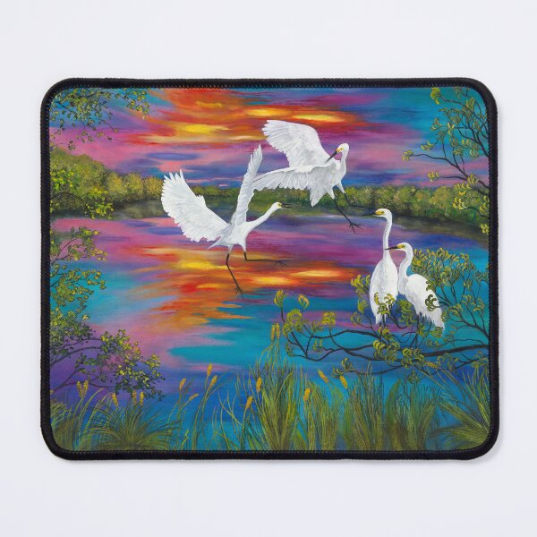 Item preview, 'Dancing with Egrets' designed and sold by Jules Summers.