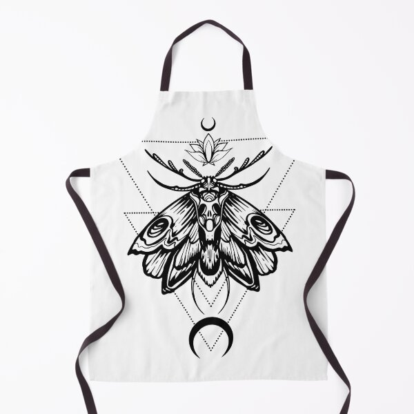 Item preview, Pestilence moth Black - 4 moths of the apocalypse designed and sold by CabbageNClouds.