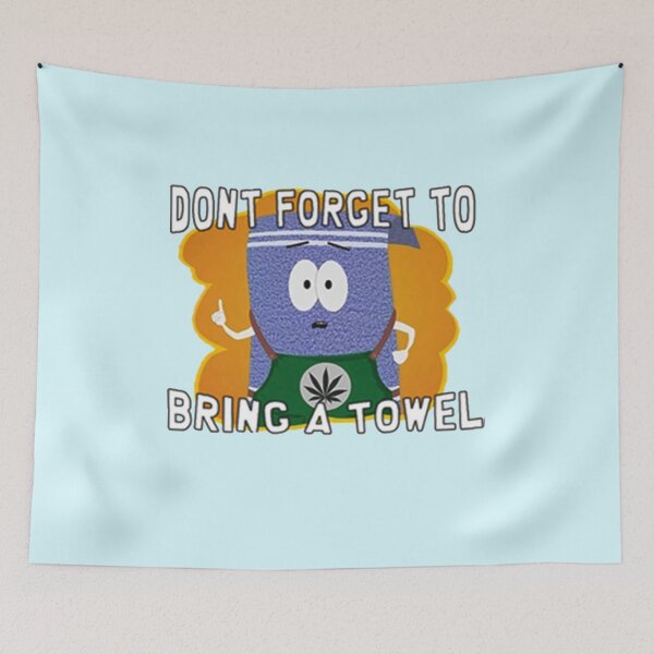 Item preview, Towelie Autocollant Don't Forget to Bring a Towel designed and sold by Emmasidevibes.