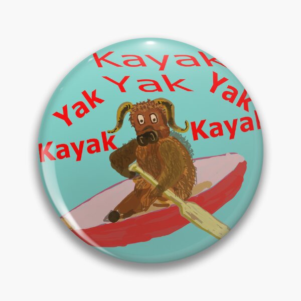 Artikelvorschau, Kayaking Yak wants to Yak entworfen und verkauft von VerdeDoodleDuck.