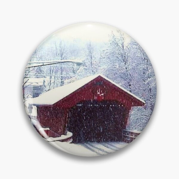 Item preview, WINTER ON THE COVERED BRIDGE N.Y. STATE  designed and sold by JoAnnHayden.