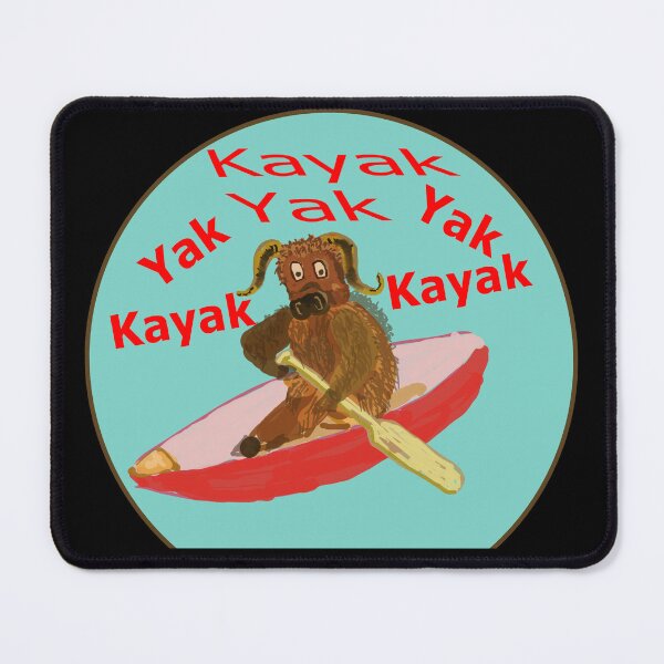 Item preview, Kayaking Yak wants to Yak designed and sold by VerdeDoodleDuck.