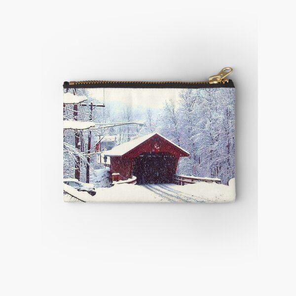 Item preview, WINTER ON THE COVERED BRIDGE N.Y. STATE  designed and sold by JoAnnHayden.