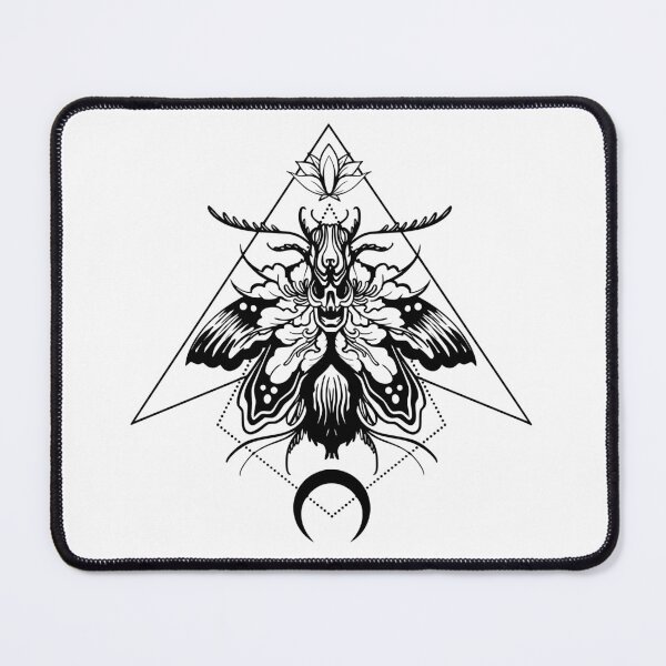 Item preview, War moth Black - 4 moths of the apocalypse designed and sold by CabbageNClouds.