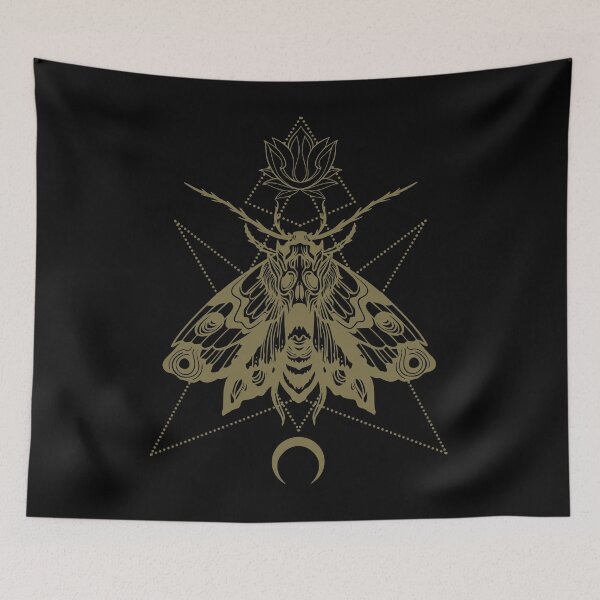 Item preview, Famine moth - 4 moths of the apocalypse designed and sold by CabbageNClouds.