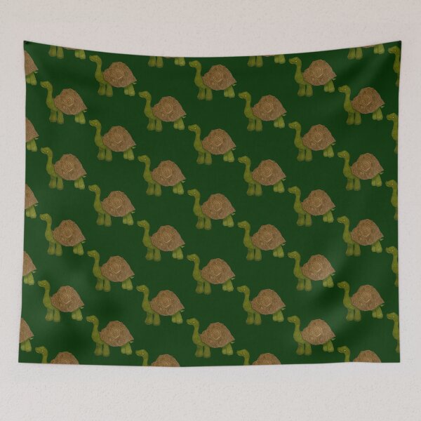 Item preview, Cute Galapagos Tortoise Illustration designed and sold by NikaIllustrates.