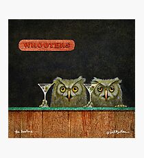 Will Bullas art print / the hooters... / humor / animals Photographic Print