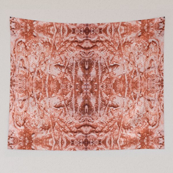 Item preview, Old red brown paint wall texture designed and sold by Arletta Cwalina.
