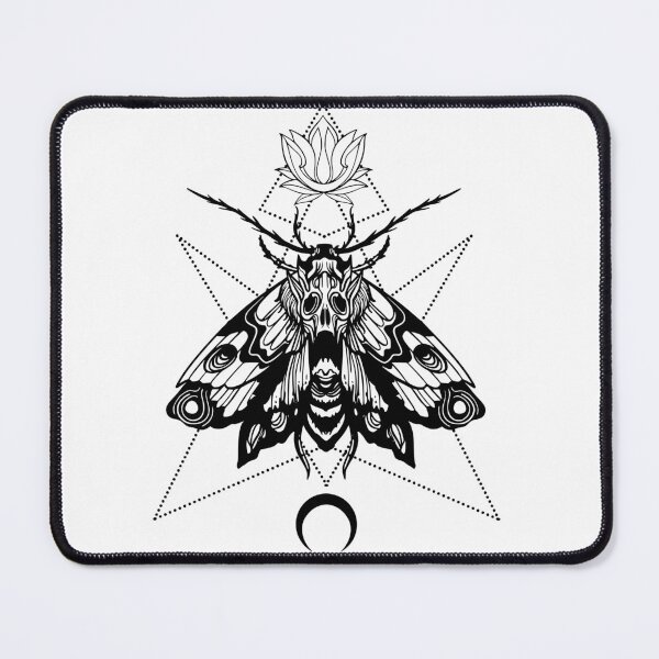 Item preview, Famine moth Black - 4 moths of the apocalypse designed and sold by CabbageNClouds.