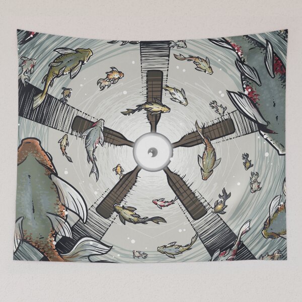 Item preview, Fish Fan designed and sold by hglucky13.