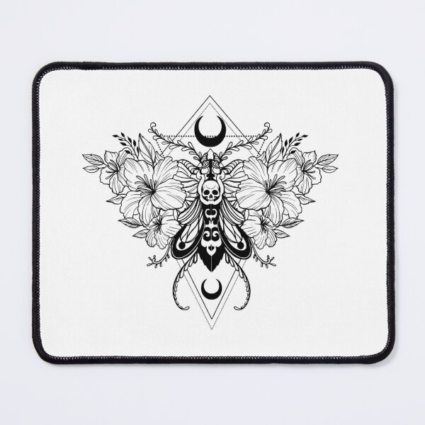 Item preview, Death moth Black - 4 moths of the apocalypse designed and sold by CabbageNClouds.