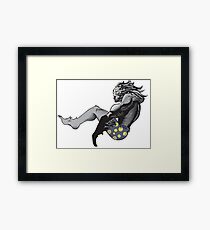 Spook Yeti, Chillin Framed Print