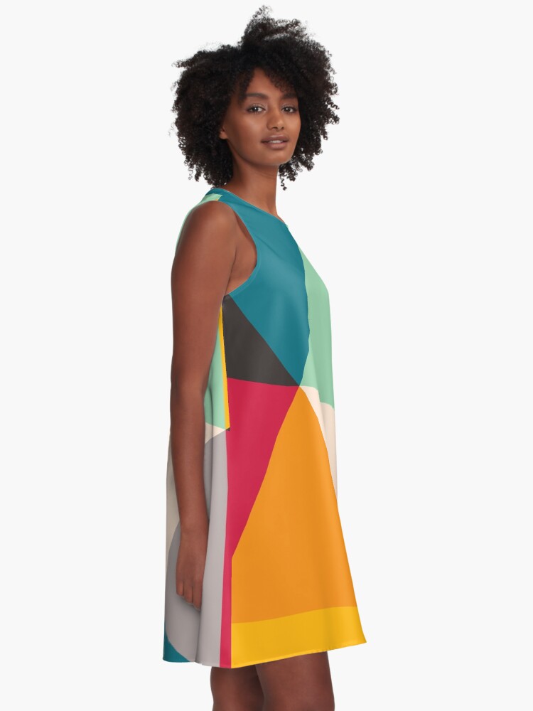 Alternate view of Triangles (2012) A-Line Dress