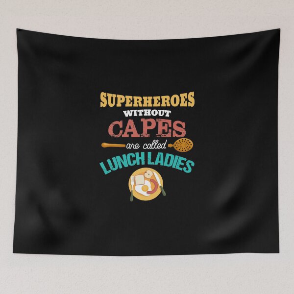 Item preview, Superheroes Without Capes Are Called Lunch Ladies Zipped Hoodie designed and sold by donnielnah.