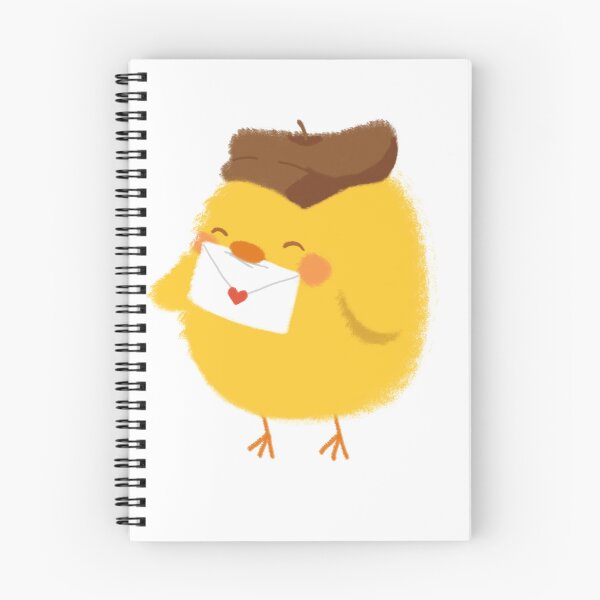 Artikelvorschau, Cute Baby Chick with Beret Holding Letter entworfen und verkauft von SendSunshineCa.