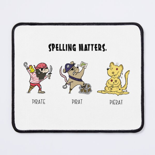 Item preview, Spelling Matters! Funny Cartoon Shirt for Language Lovers designed and sold by HalloMolly.