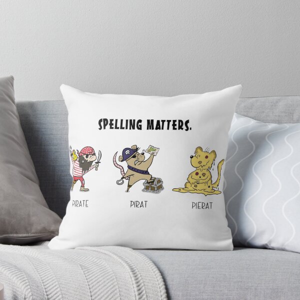 Item preview, Spelling Matters! Funny Cartoon Shirt for Language Lovers designed and sold by HalloMolly.