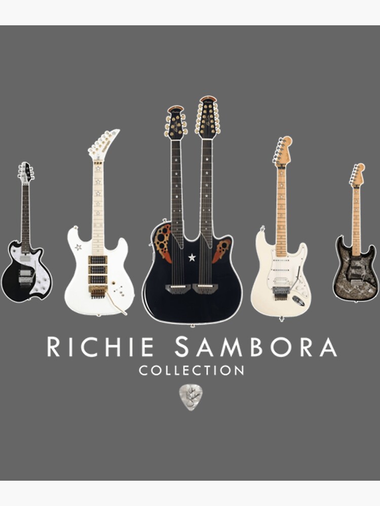 "Richie Sambora Guitar Collection Premium" Poster for Sale by