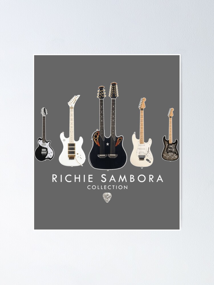 "Richie Sambora Guitar Collection Premium" Poster for Sale by