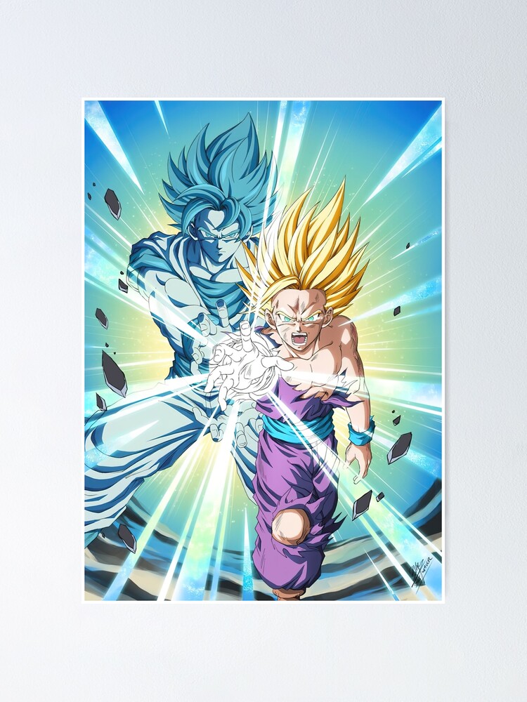 Dragon Ball Z Authordragon Ball Z Canvas Art - Unframed Super Saiyan Wall  Poster