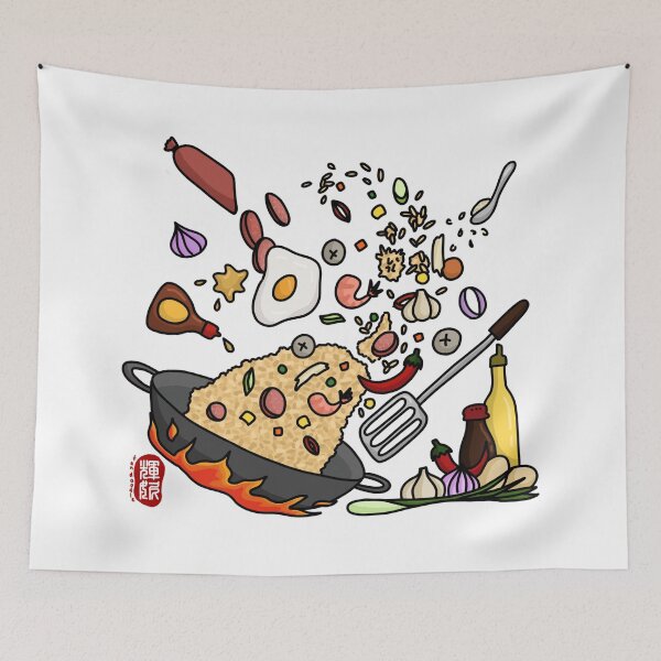 Item preview, Fried Rice (color) designed and sold by FanDoodle.