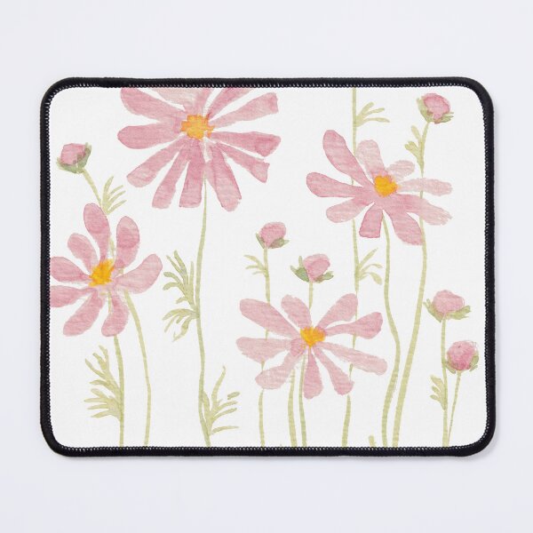 Item preview, Pink Lemonade Watercolour Daisies designed and sold by JRoseDesign.