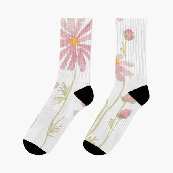 Item preview, Pink Lemonade Watercolour Daisies designed and sold by JRoseDesign.