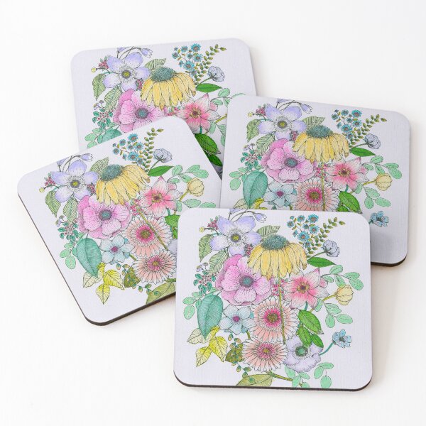 Item preview, Watercolour Florals designed and sold by pigmentandgrain.