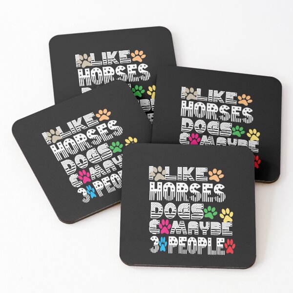 Item preview, I Like Horses Dogs & Maybe 3 People  designed and sold by ASSOUKI9.